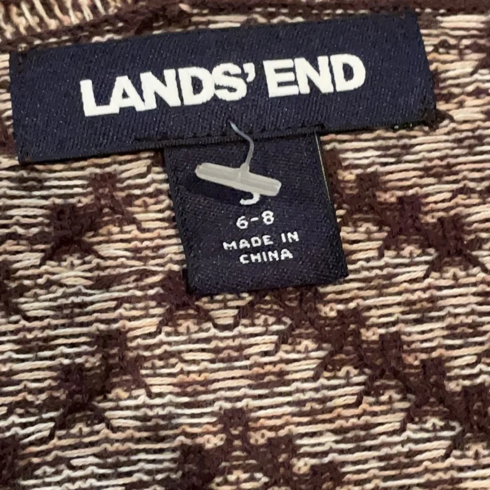 LAND’S END 100% Soft Cotton Open Midi Cardigan With Pockets - Picture 4 of 12